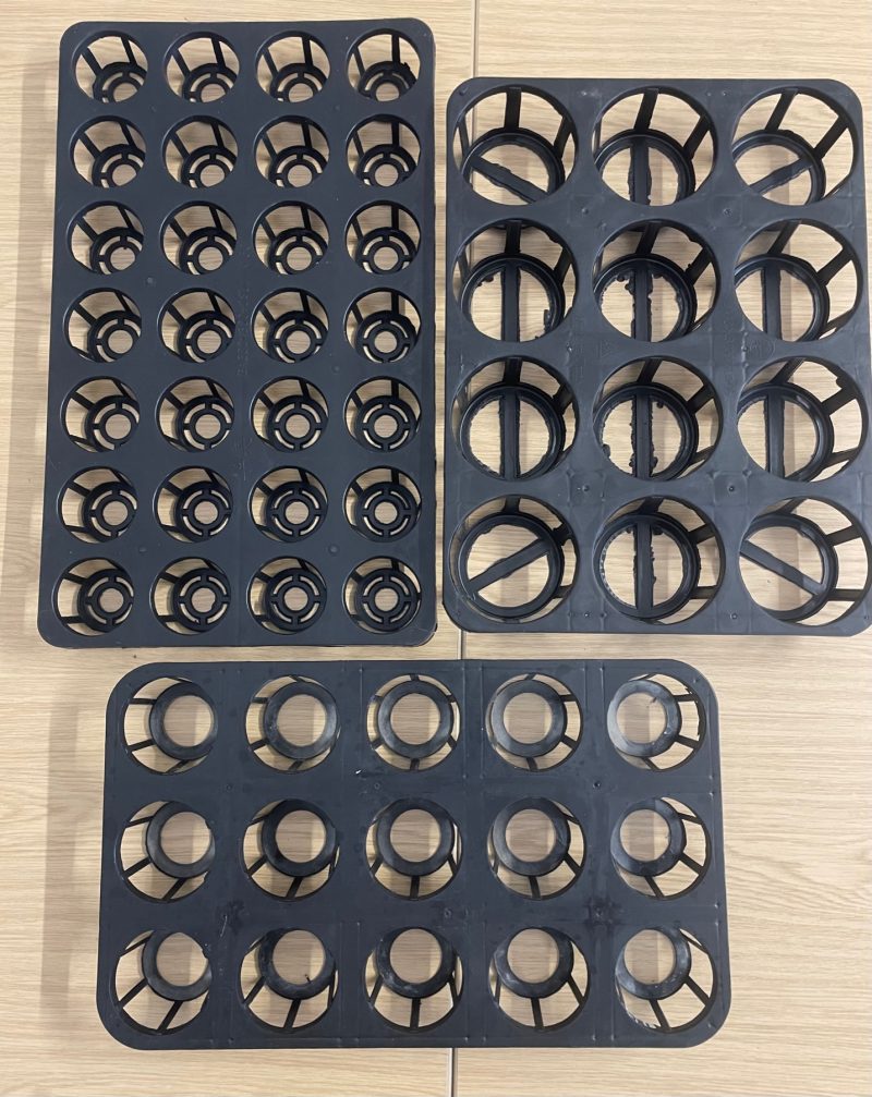 Plant pot carry/support trays - different sizes available  - 12, 15 and 28 holes